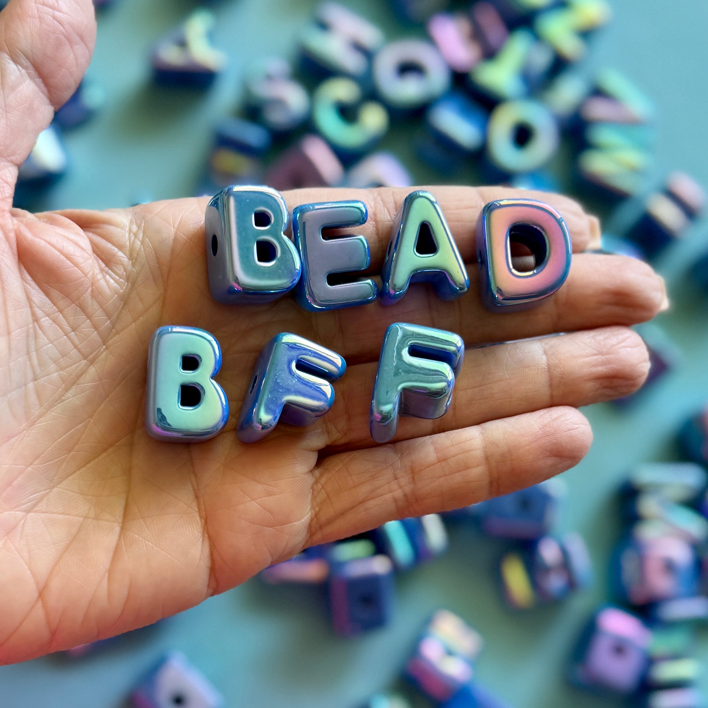 Chunky Letter Beads