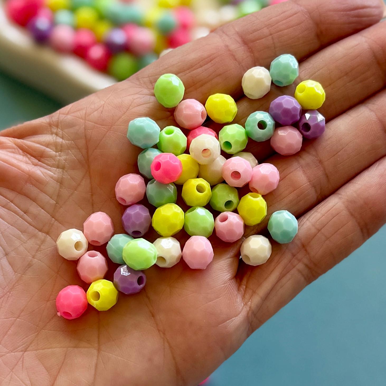 Rondelle Spacer Beads, 8mm, Hole: 2.5mm, 100 pcs