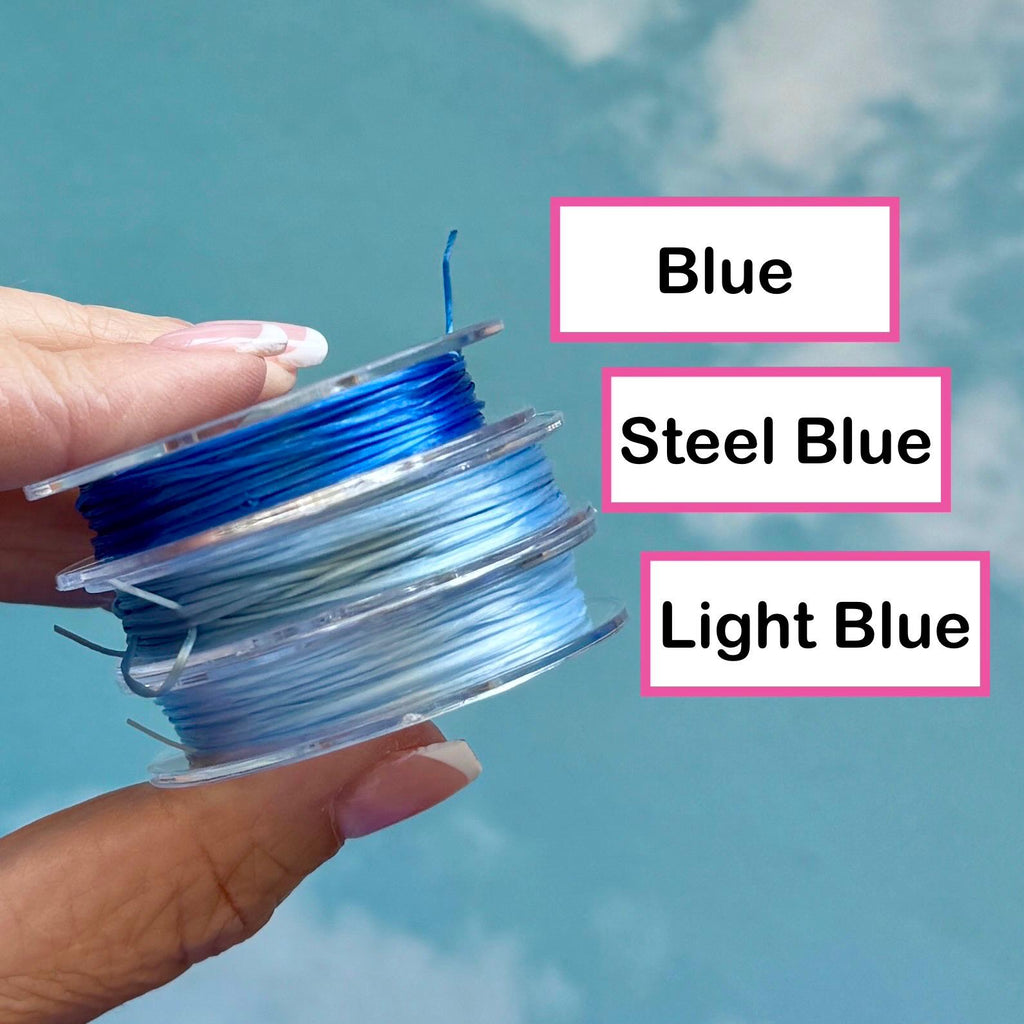 Elastic Bead Cord: Stretchy Jewelry String, Choose Your Color (0.8mm, 32.8ft/10m)