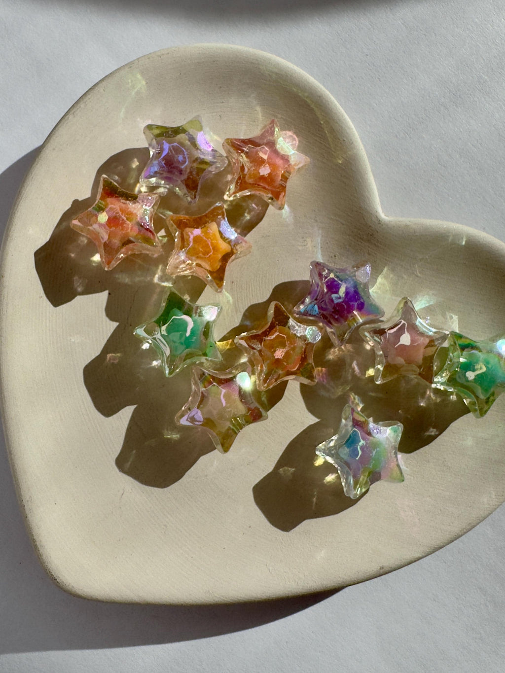 30 AB Star Bead in Beads, 14mm