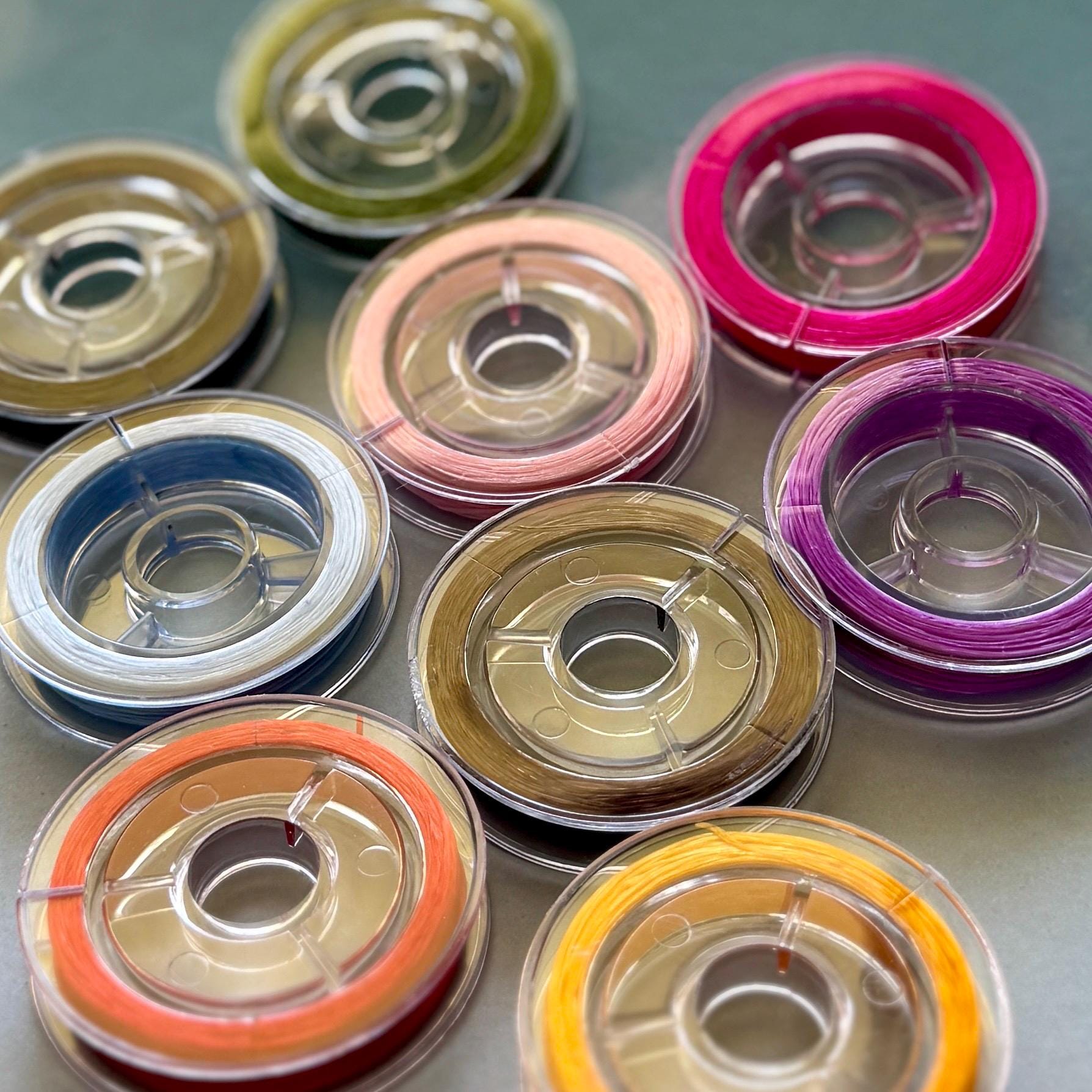 Elastic Bead Cord: Stretchy Jewelry String, Choose Your Color (0.8mm, 32.8ft/10m)