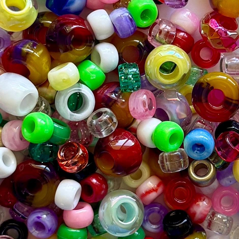 100 pcs Random Pony Bead Mix