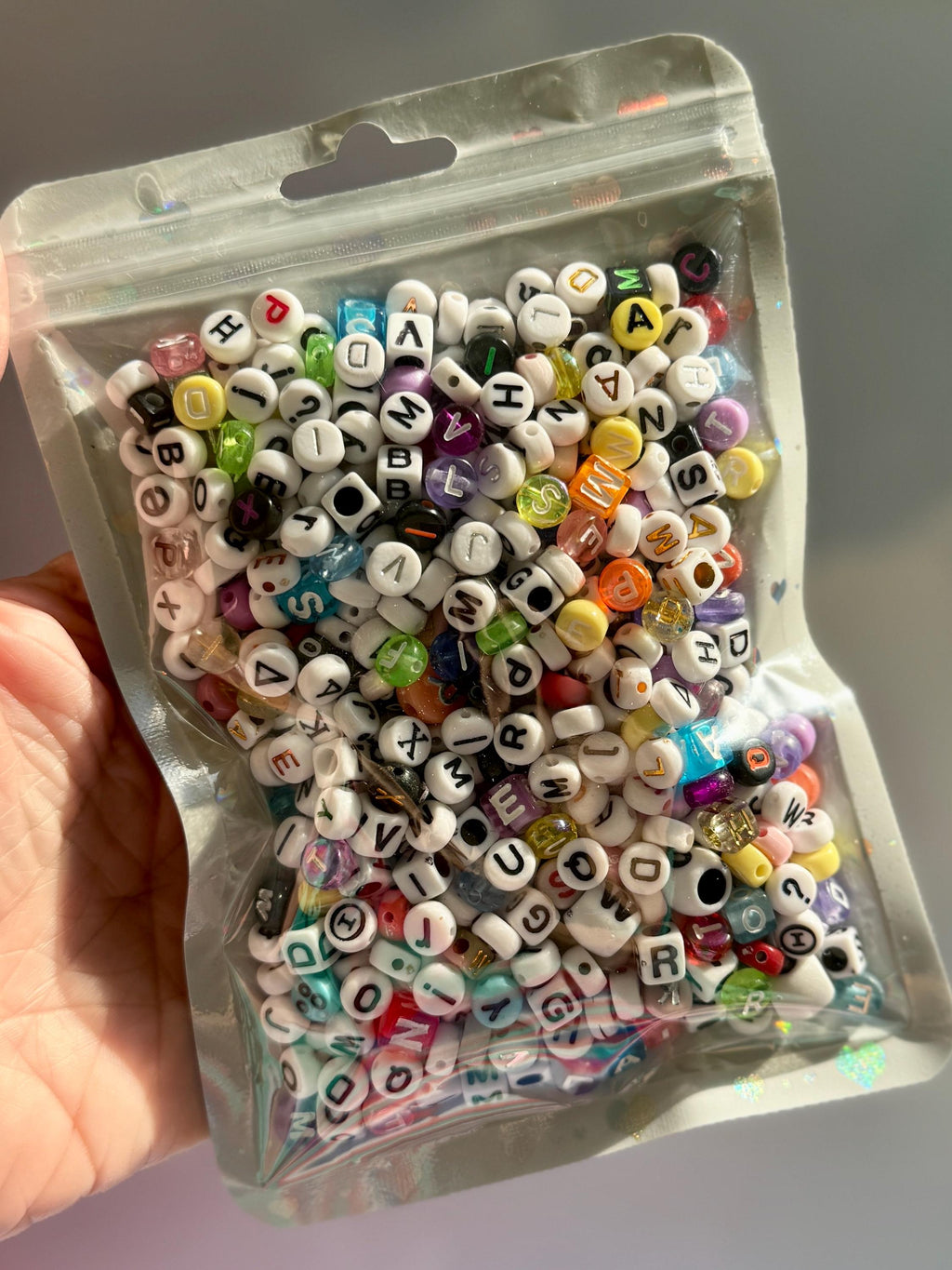 Random Letter Beads!! 100 pcs