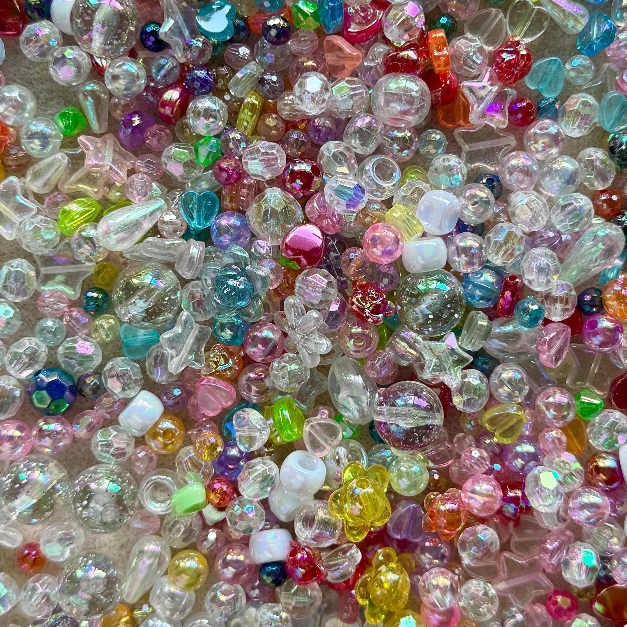 AB Acrylic Bead Mix, 2.5oz, 100+ Beads