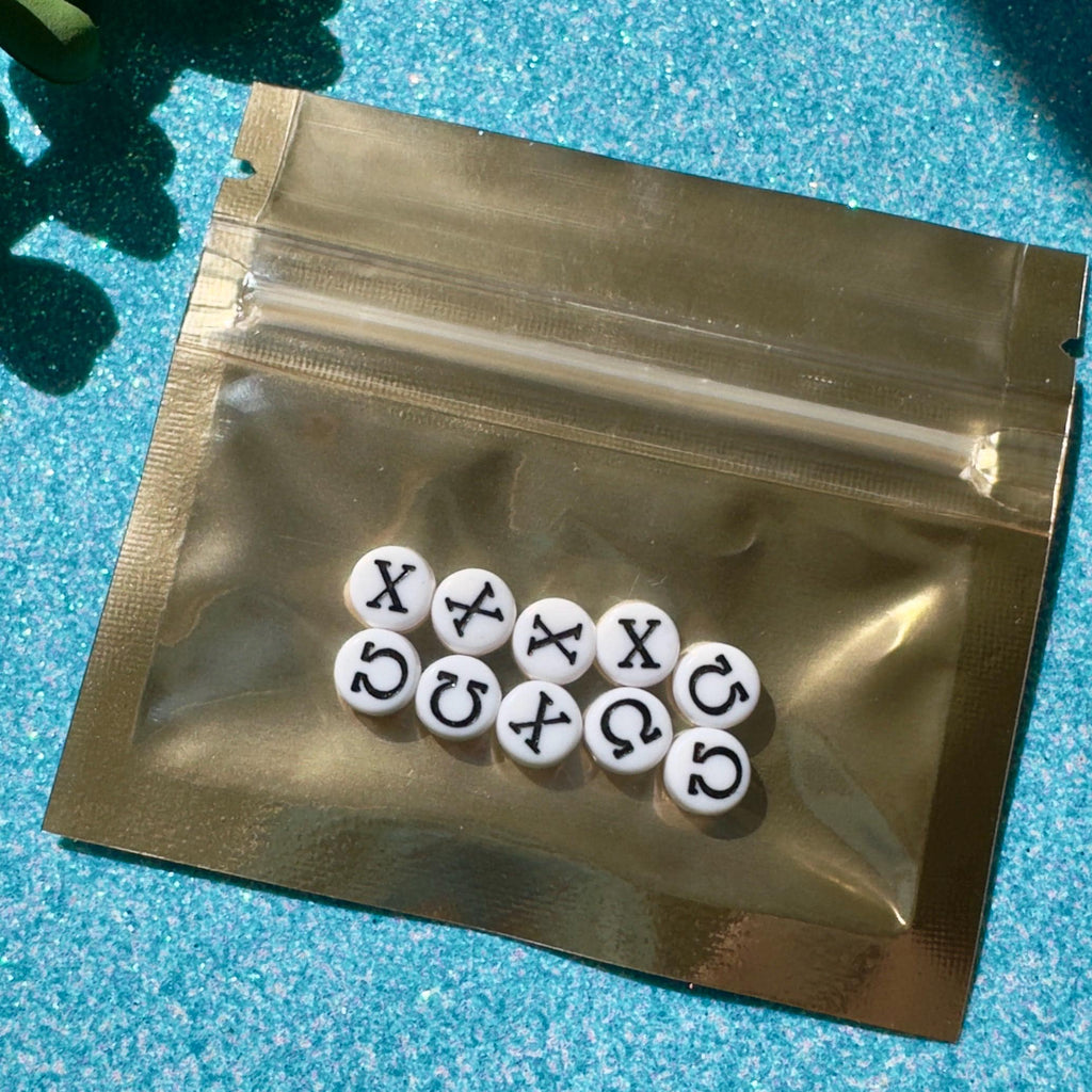 Sorority Greek Letter Beads: DIY Jewelry Crafting - 5 Sets