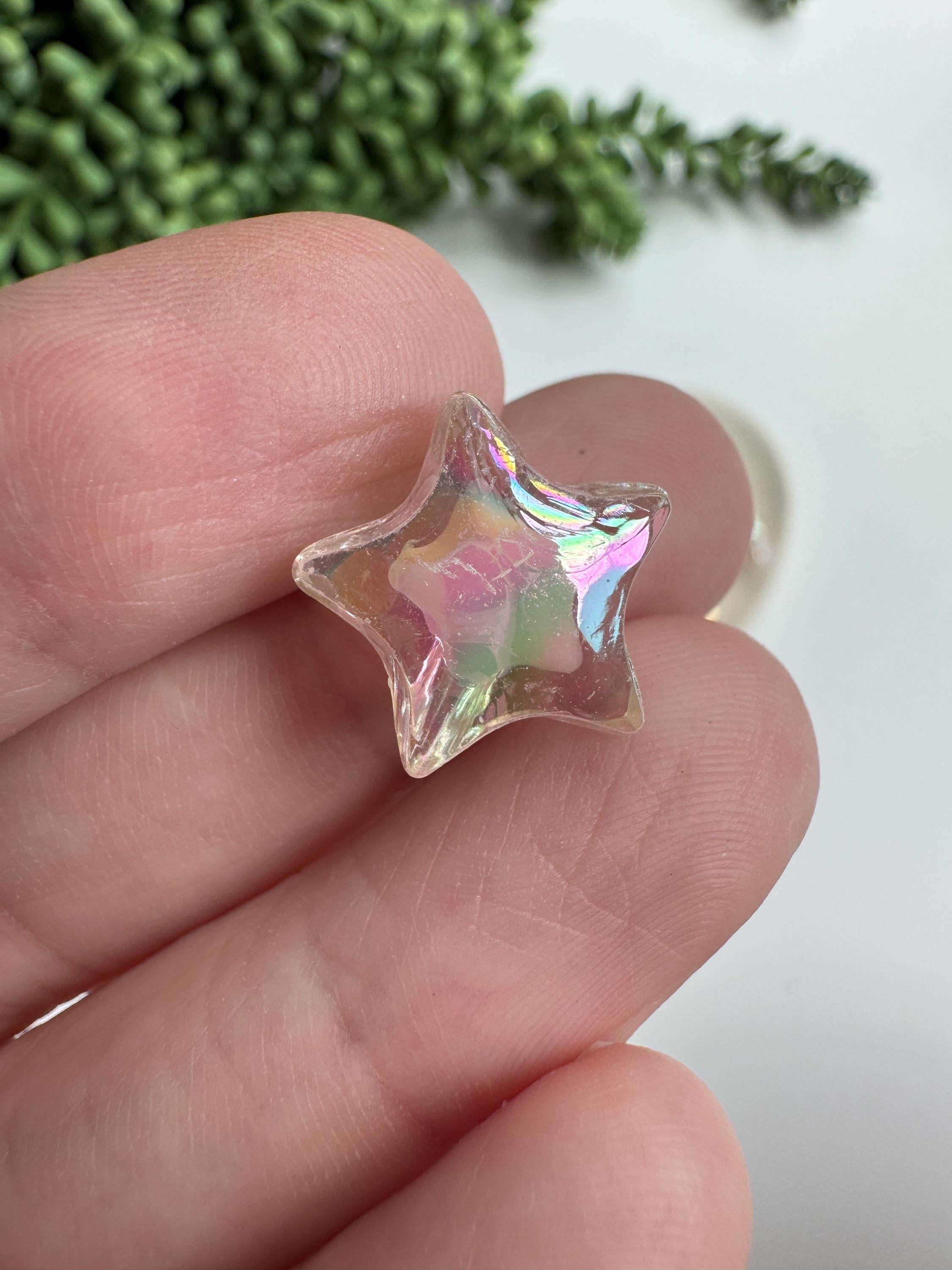 30 AB Star Bead in Beads, 14mm