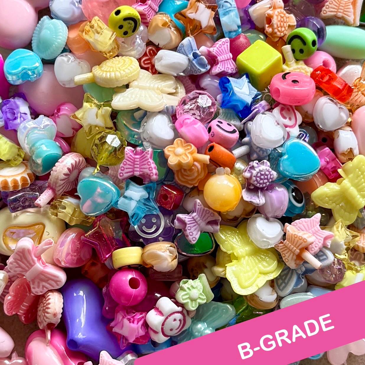 B-GRADE Beads! 100 pcs, Mixed Beads with Flaws + Defects