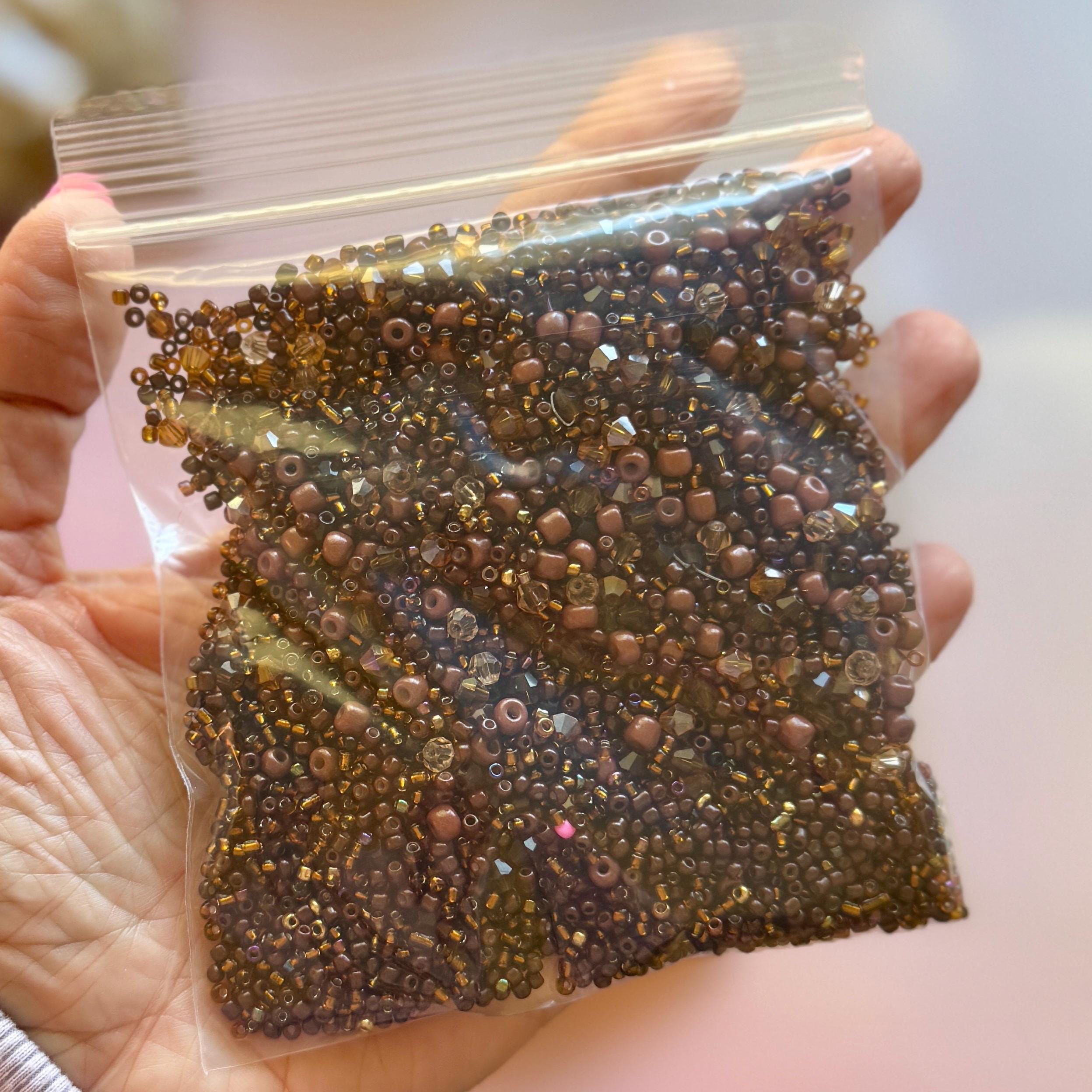 Seed Bead Mixes! Color-Themed Bead Soup, Glass and Acrylic Beads, 1-4mm