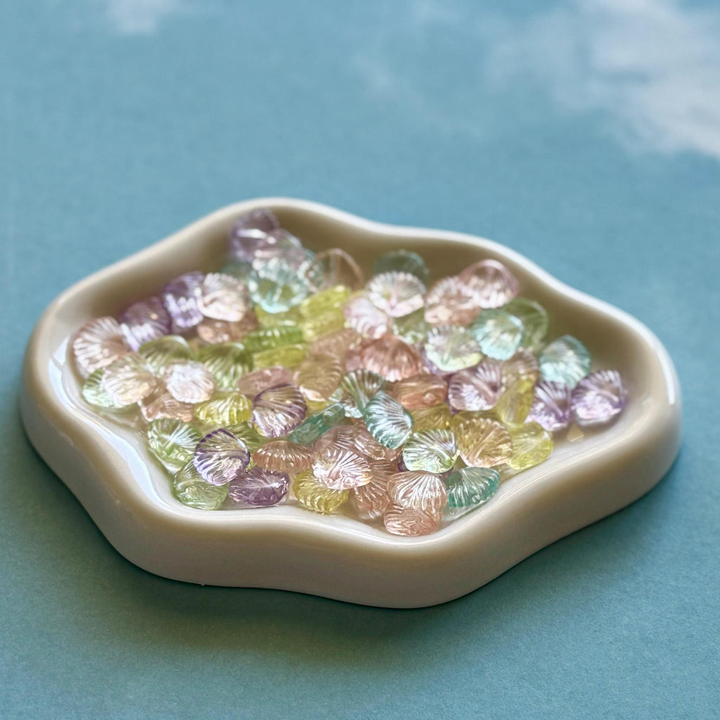 Transparent Shell Beads, Acrylic, 10mm, Hole: 1.5mm, 200 pcs