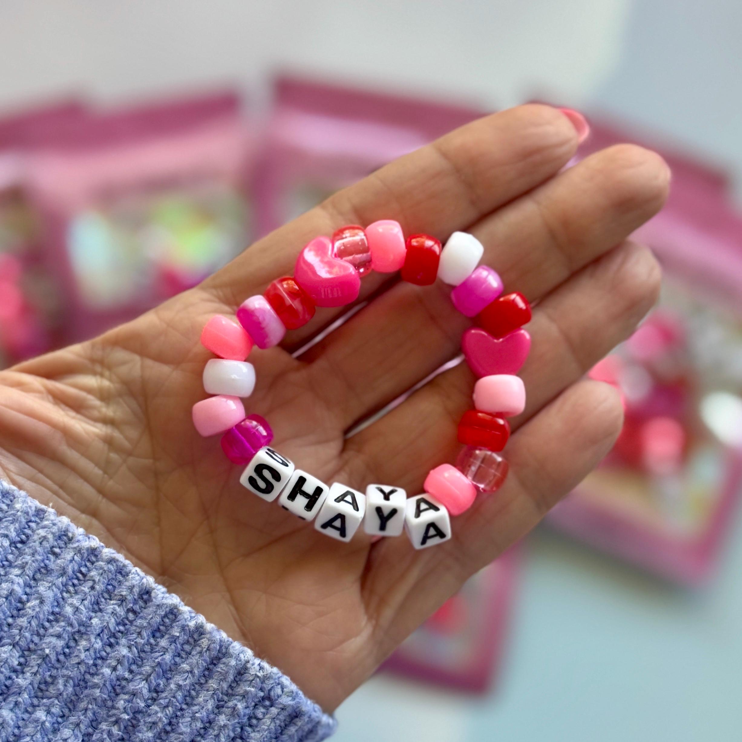 Valentine's Bead Kits for Kids, Crafts, Classrooms