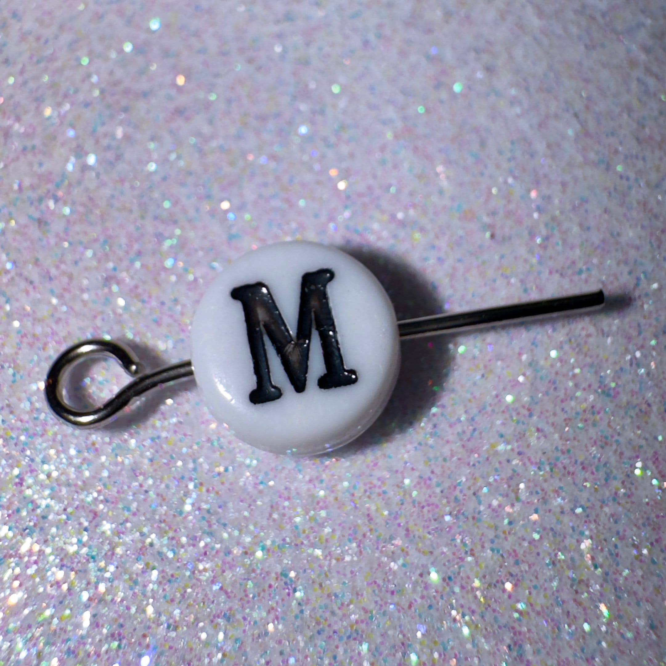 100 Mu Greek Letter Beads: White Acrylic Beads for Sorority Crafts, 7mm