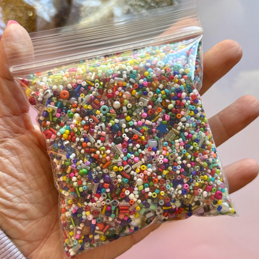 Seed Bead Mixes! Color-Themed Bead Soup, Glass and Acrylic Beads, 1-4mm
