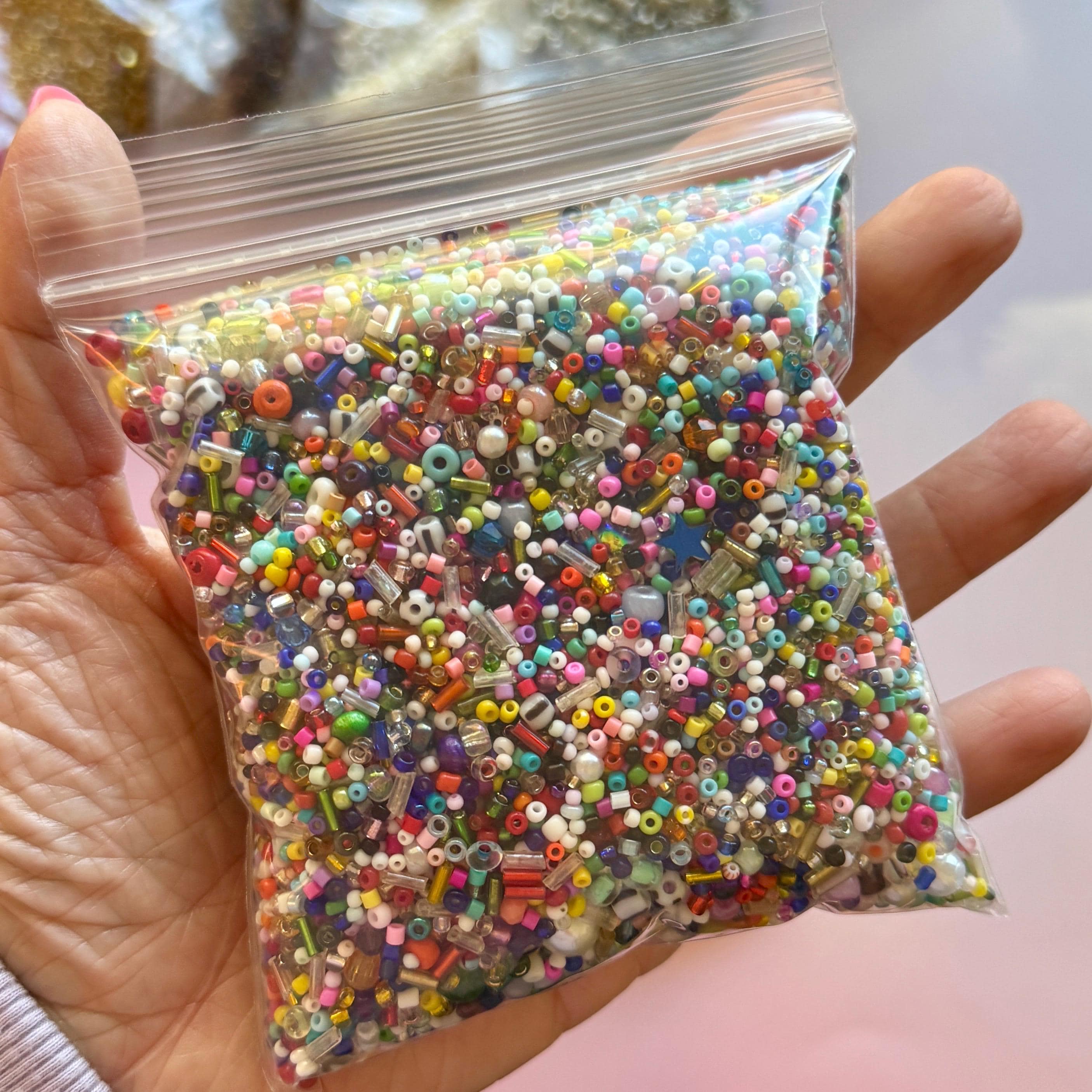 Seed Bead Mixes! Color-Themed Bead Soup, Glass and Acrylic Beads, 1-4mm