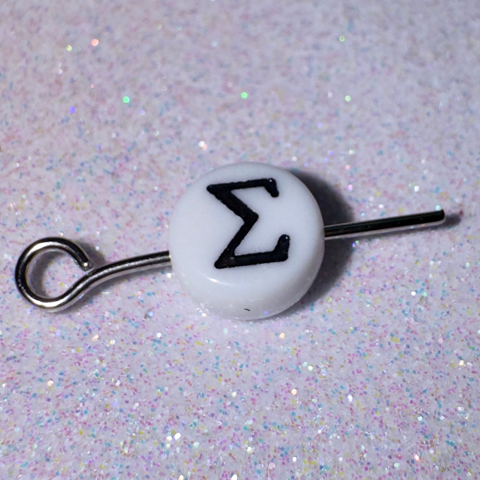 Sigma Greek Letter Beads: DIY Sorority Fraternity Jewelry, 7mm, 100 pc