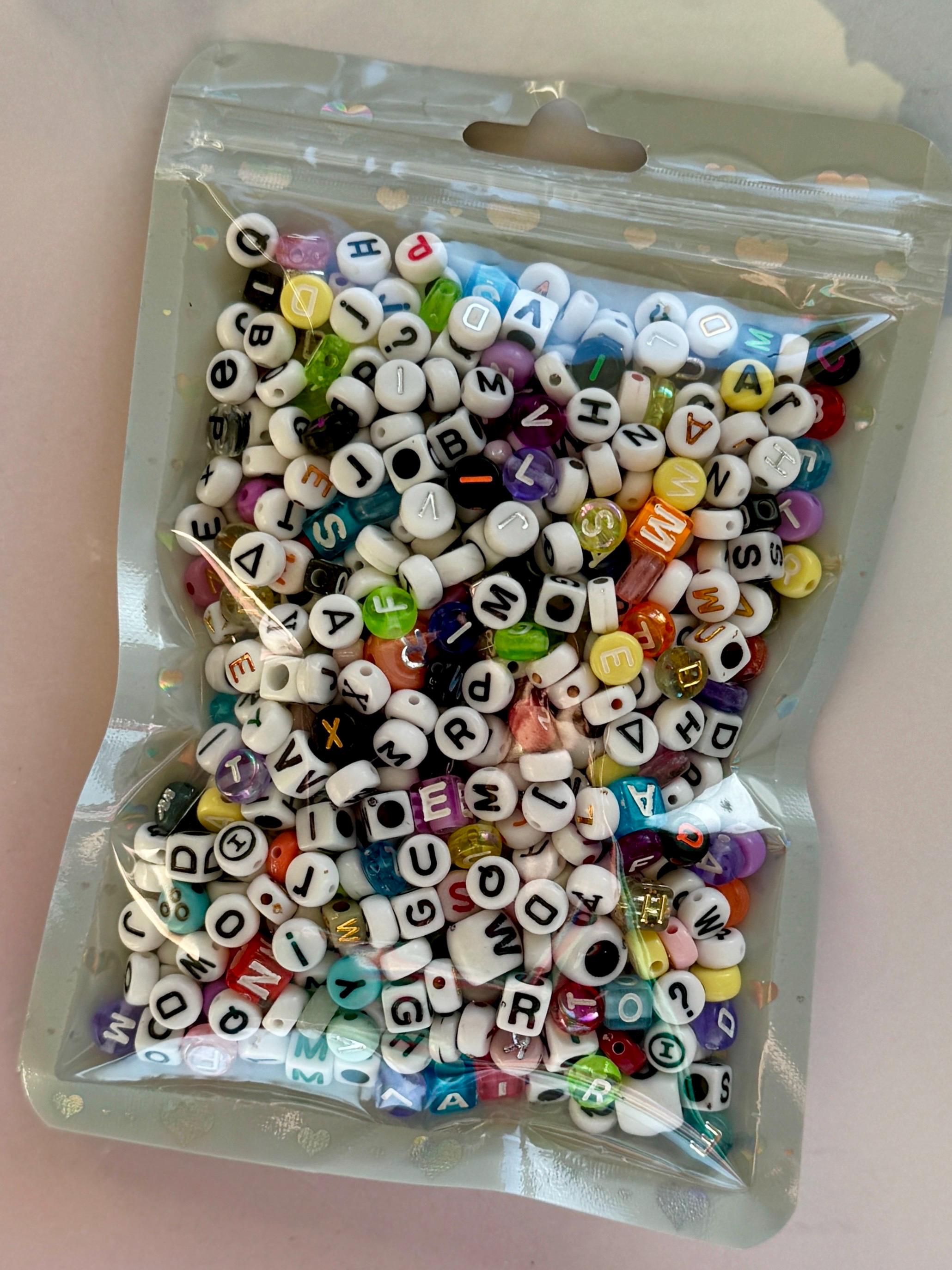 Random Letter Beads!! 100 pcs