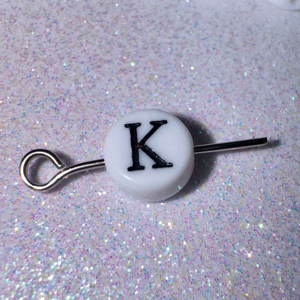 Kappa Greek Letter Beads: DIY Sorority Bracelet Accessories, 7mm (100 pc)