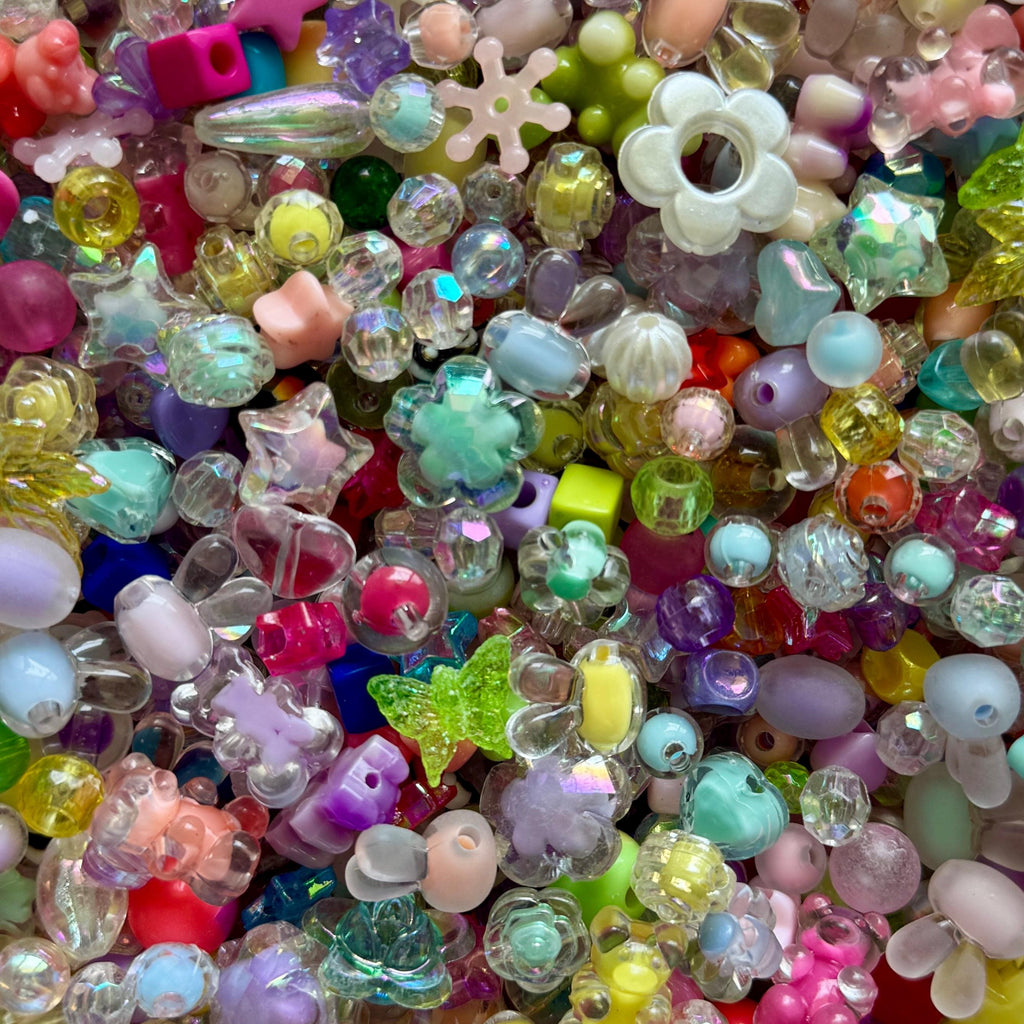New Bead Mixes! 100 pcs of Kandi, Kawaii, Kidcore Bead Scoops