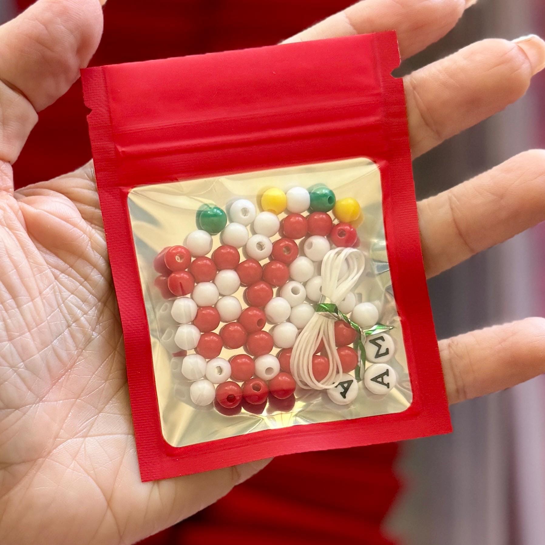 Custom Sorority Bead Kits: Perfect for Conventions, Reunions, Sisterhood Activities, Fundraising