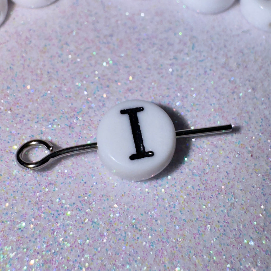 100 Iota Letter Beads: Greek Alphabet, DIY Sorority Jewelry (7mm)