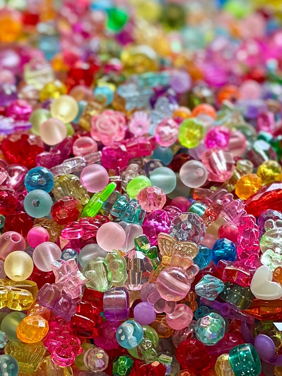 New Bead Mixes! 100 pcs of Kandi, Kawaii, Kidcore Bead Scoops