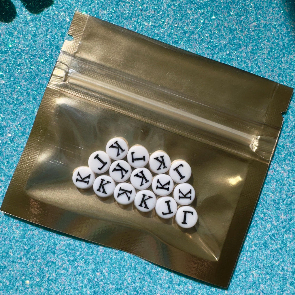 Sorority Greek Letter Beads: DIY Jewelry Crafting - 5 Sets