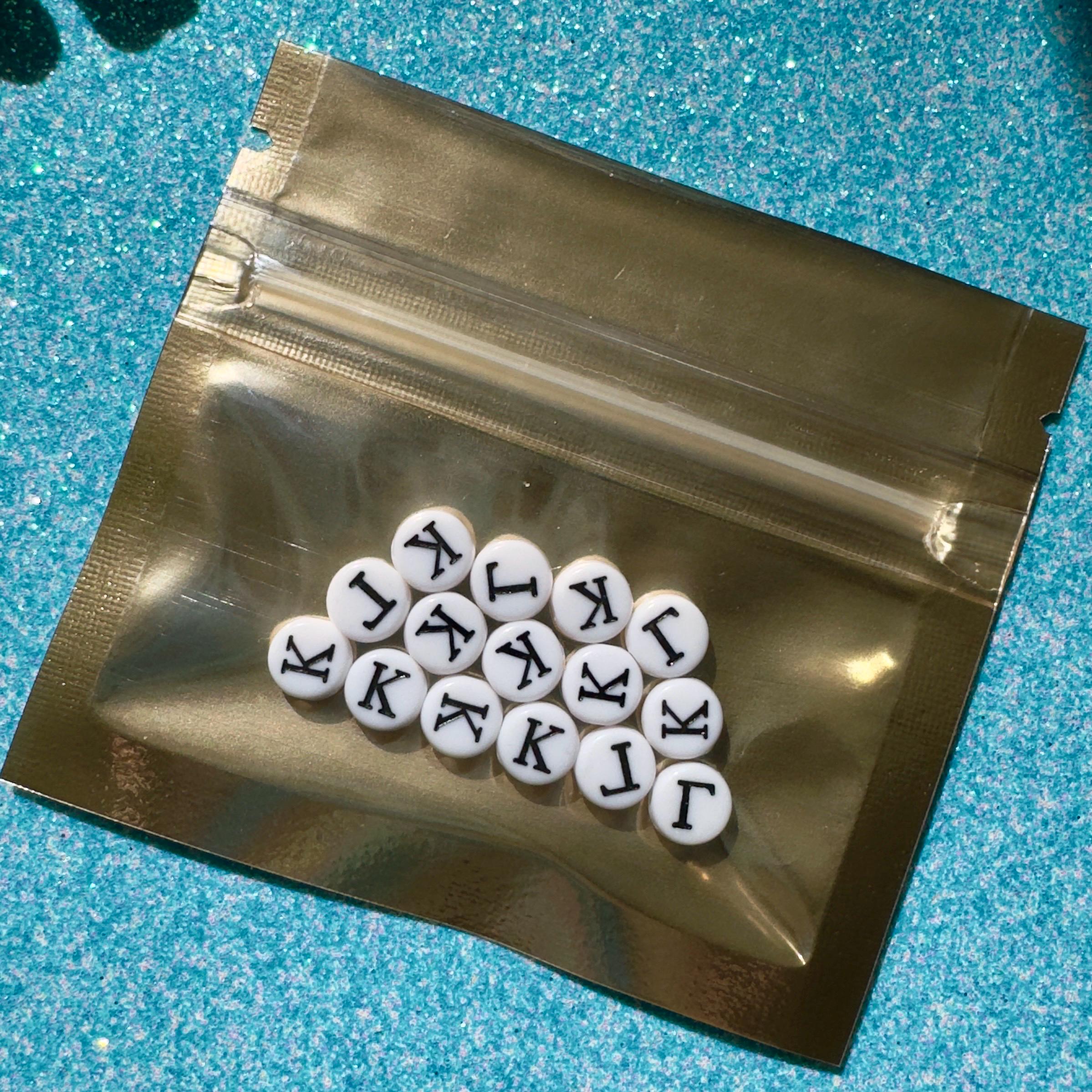 Sorority Greek Letter Beads: DIY Jewelry Crafting - 5 Sets