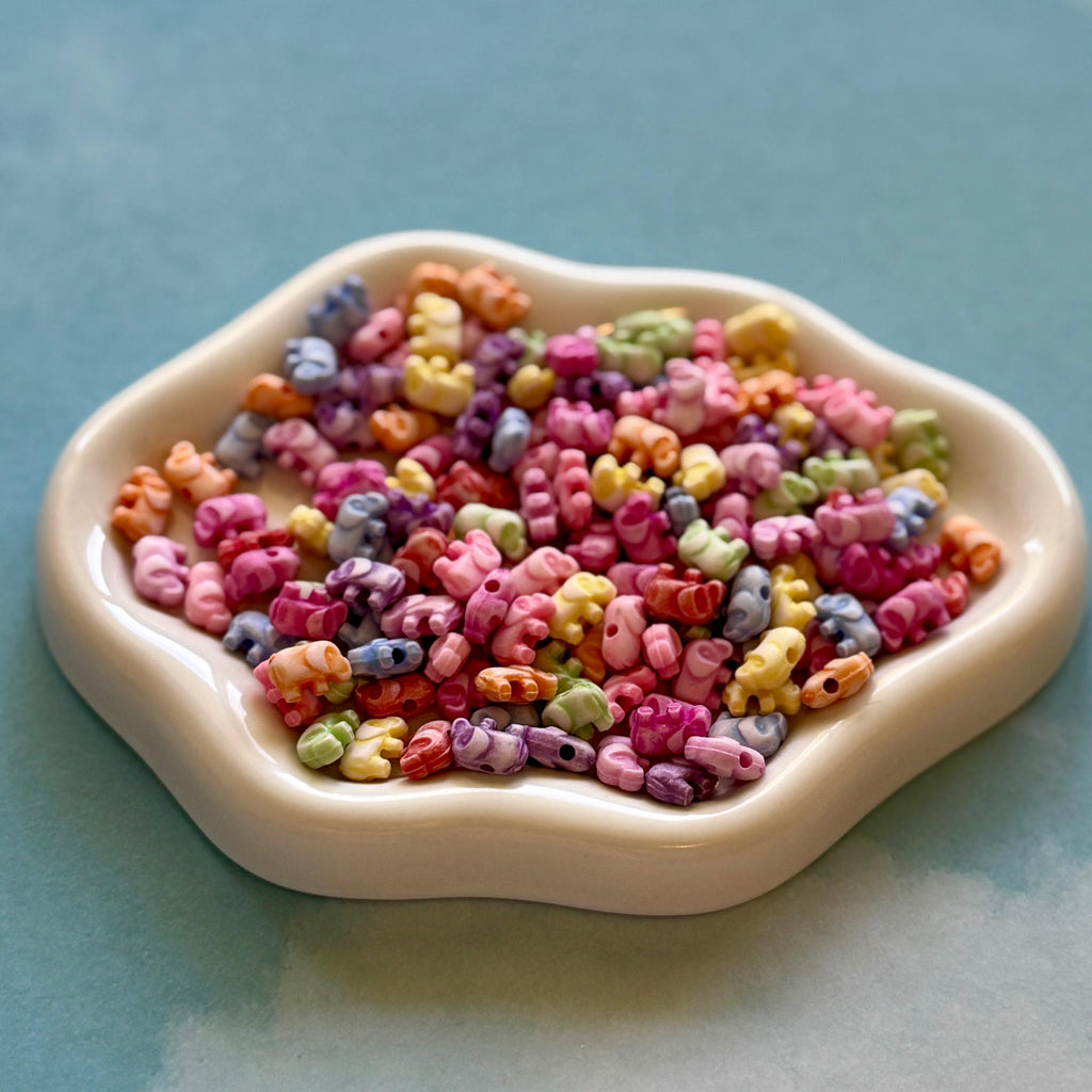 Tiny Elephant Beads, 6mm, Hole: 1.5mm, 200 pcs