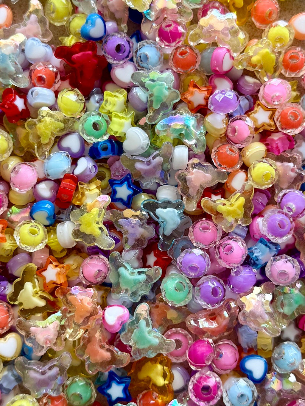 New Bead Mixes! 100 pcs of Kandi, Kawaii, Kidcore Bead Scoops