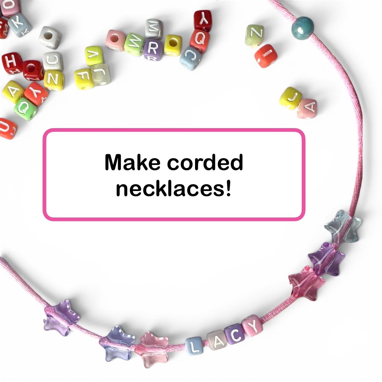 Tiny 4mm Cube Letter Beads, Hole: 2mm for DIY Kandi, Kids, Crafts