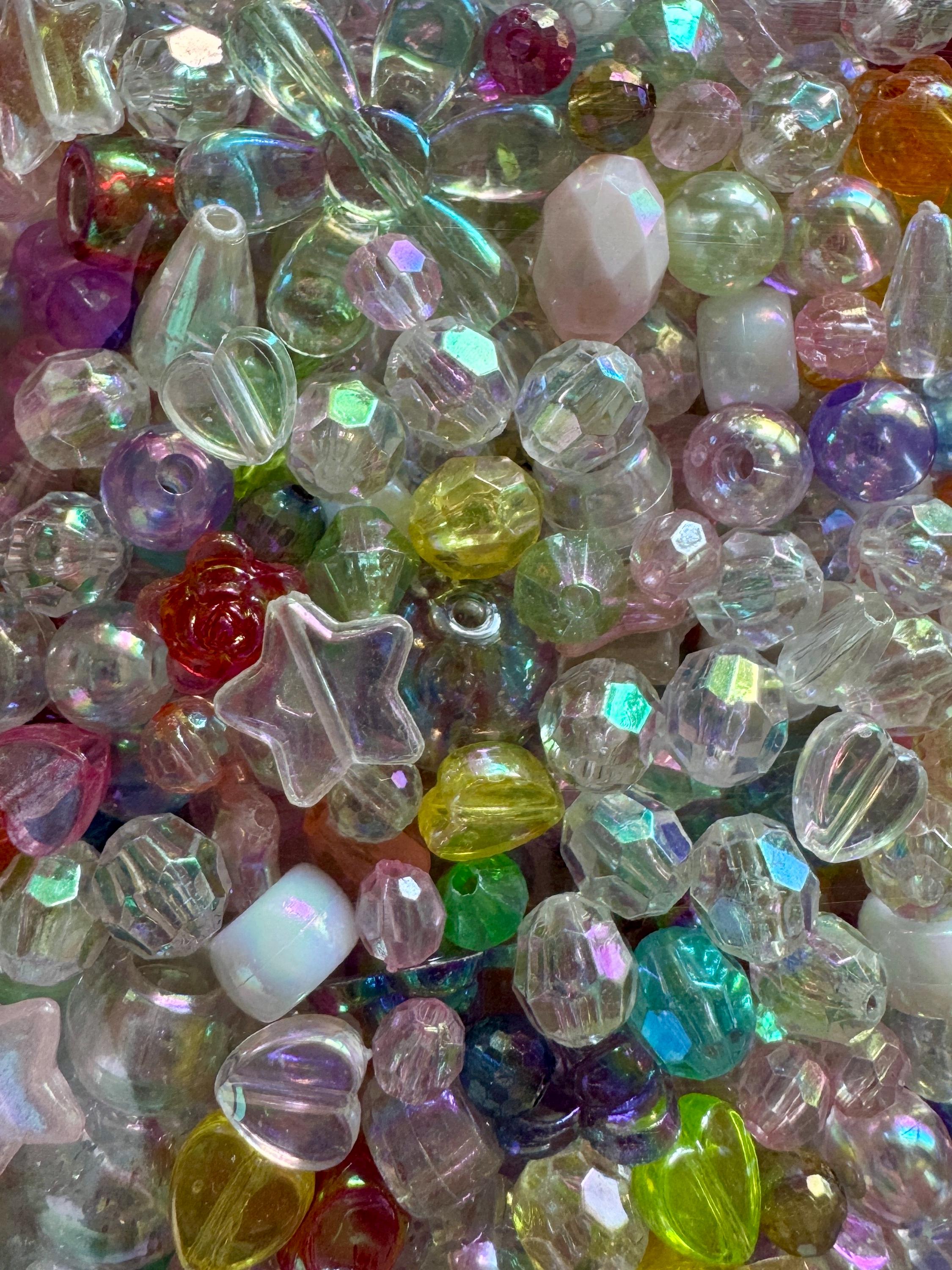 AB Acrylic Bead Mix, 2.5oz, 100+ Beads