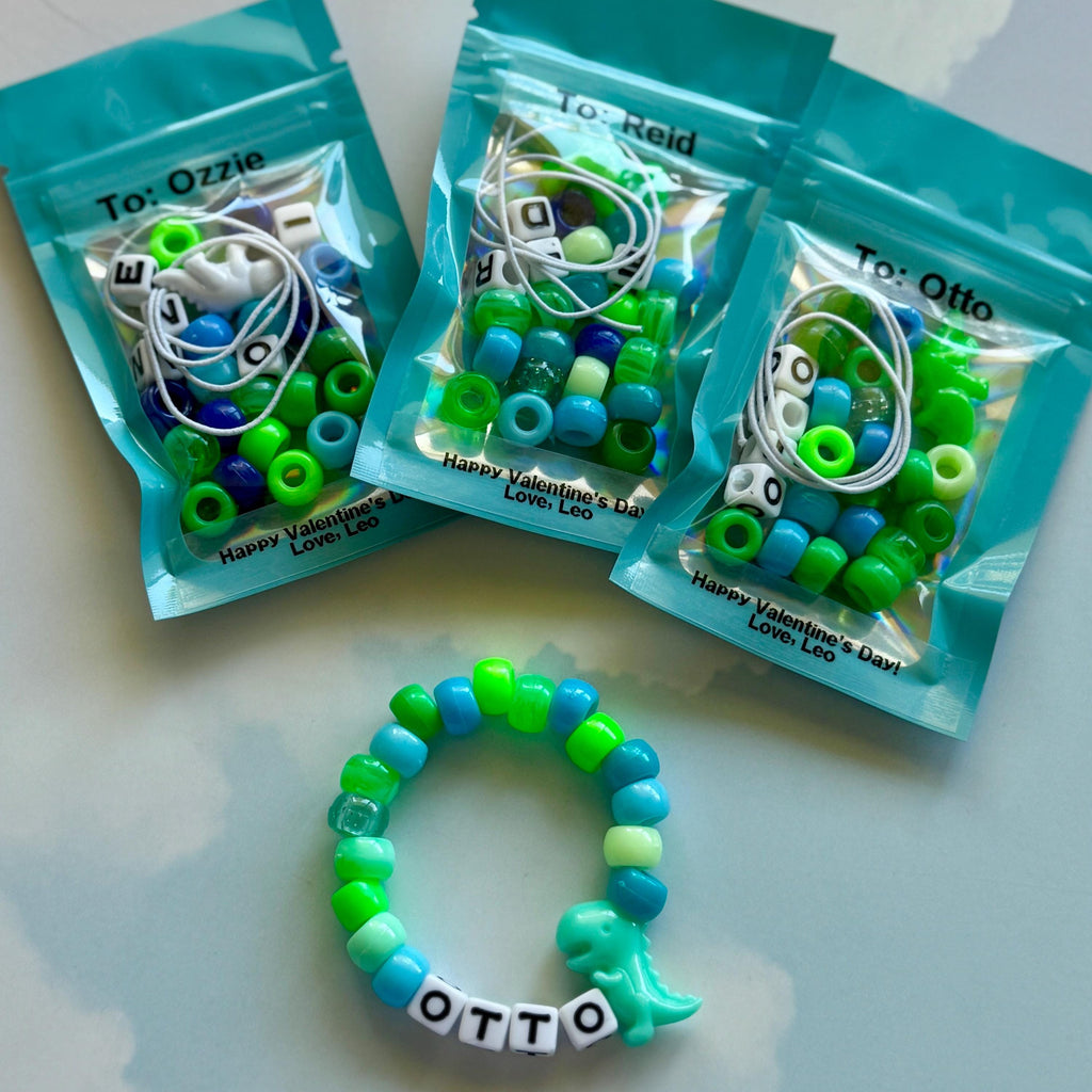 Valentine's Bead Kits for Kids, Crafts, Classrooms