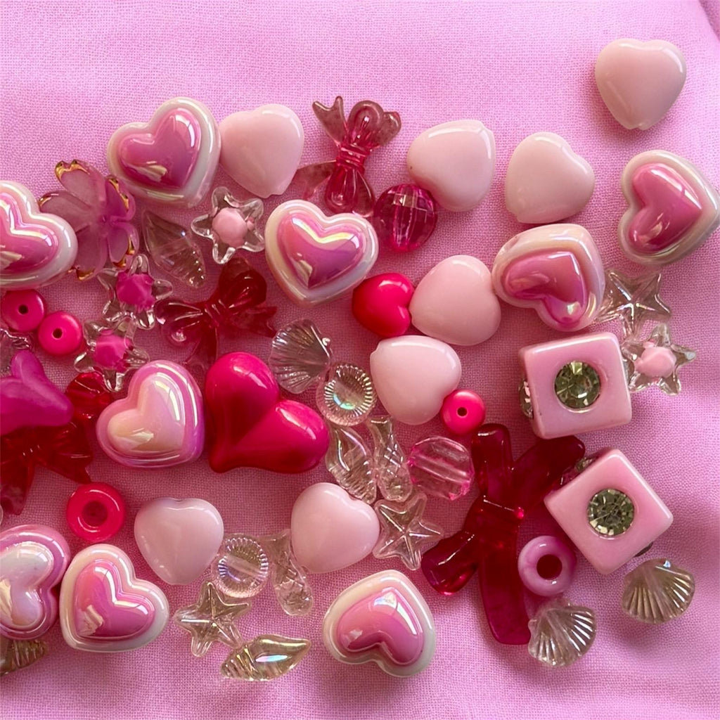 Bead Mixes for Crafting, 130g, Mixed Bead Soup, y2k