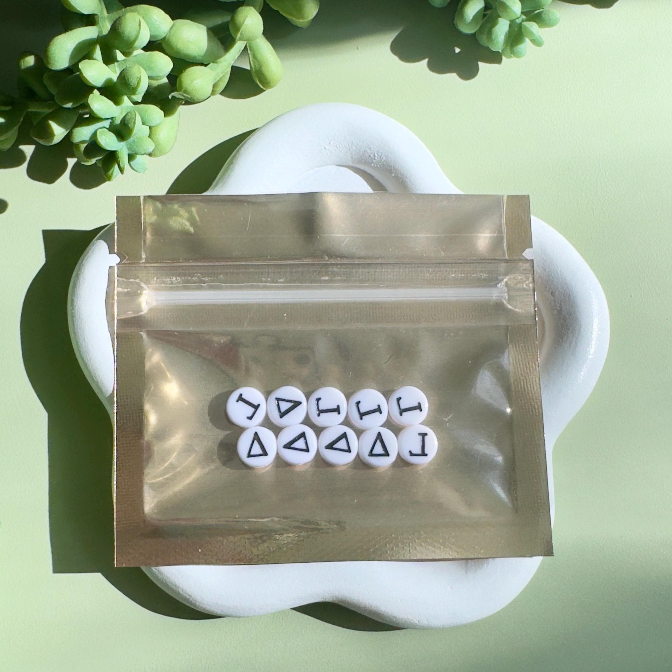 Sorority Greek Letter Beads: DIY Jewelry Crafting - 5 Sets