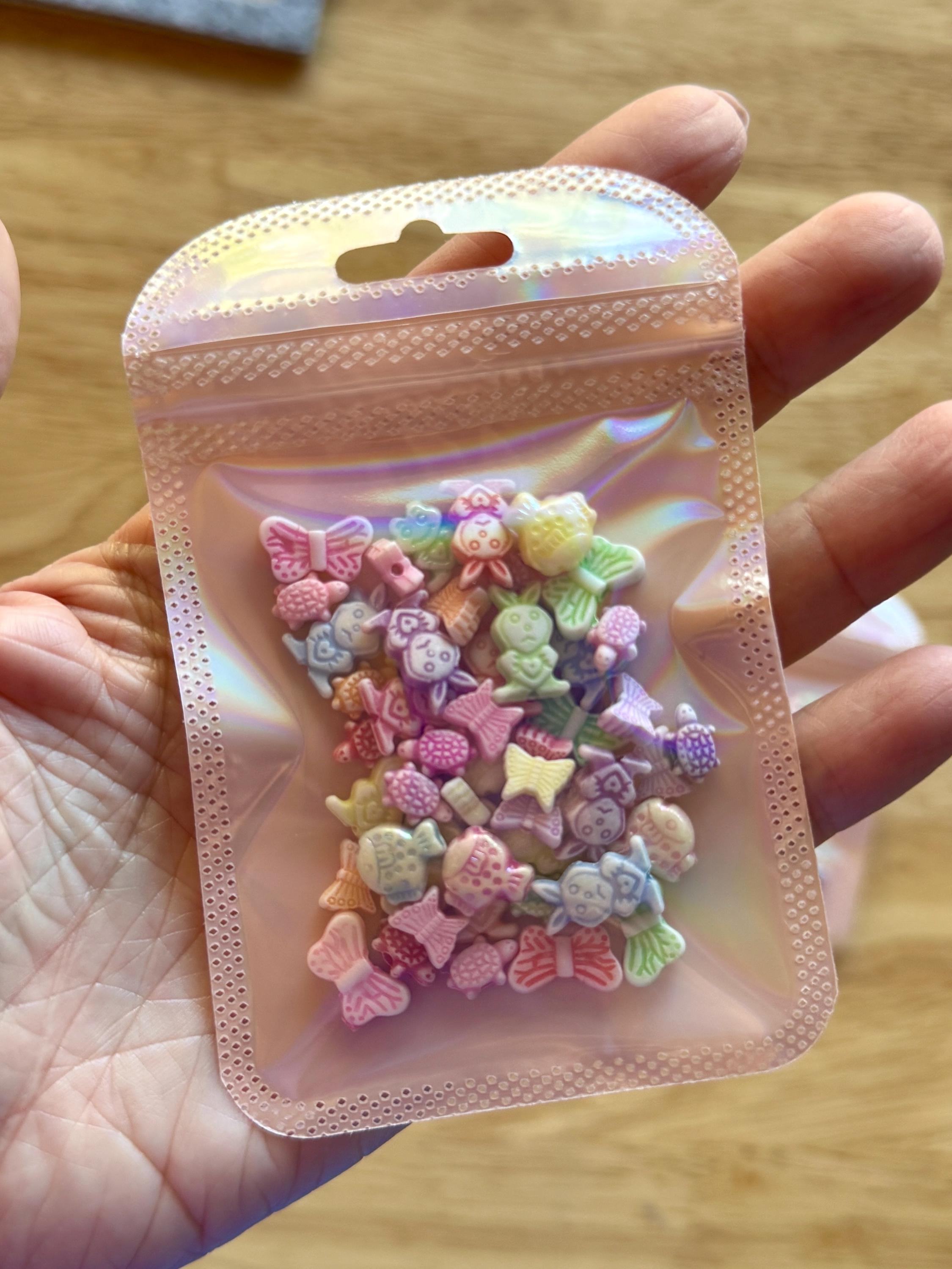 50 pcs Tiny Animal Bead Mix, Acrylic