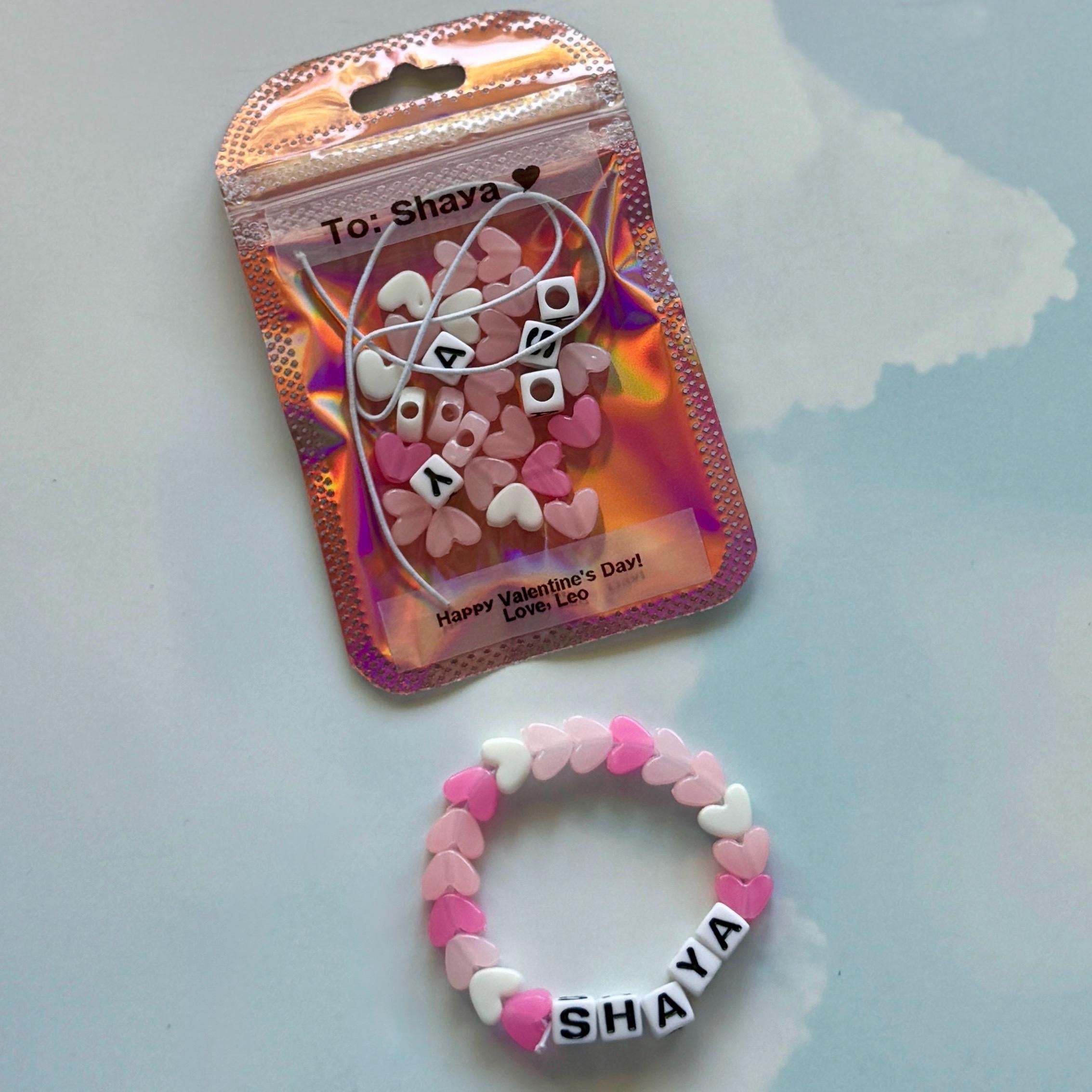 Valentine's Bead Kits for Kids, Crafts, Classrooms