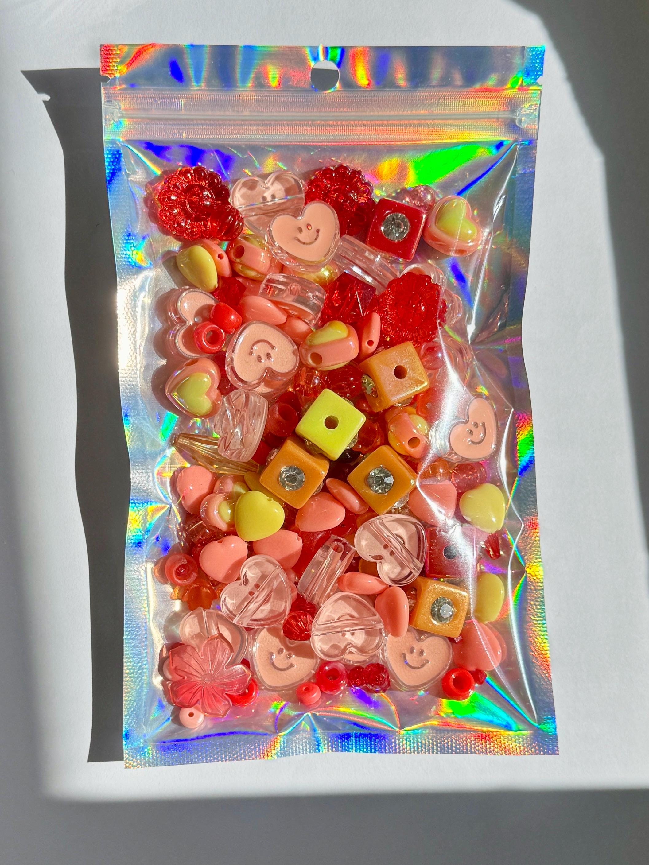 Bead Mixes for Crafting, 130g, Mixed Bead Soup, y2k